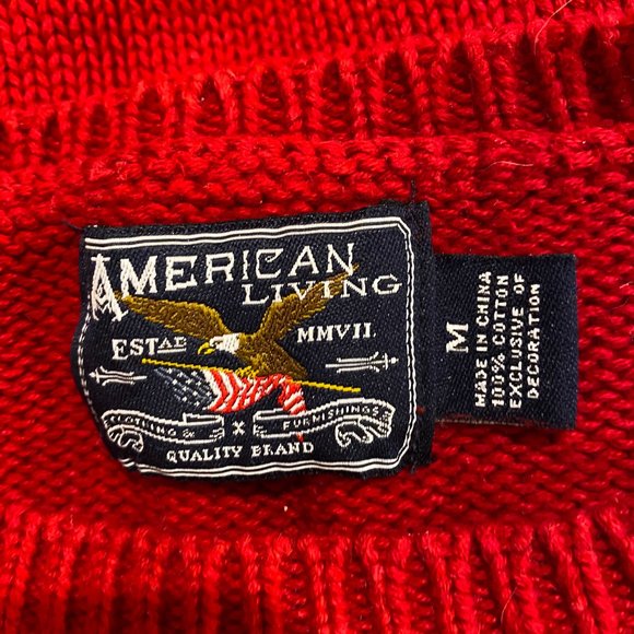 Vintage Red Christmas Sweater - Picture 3 of 3